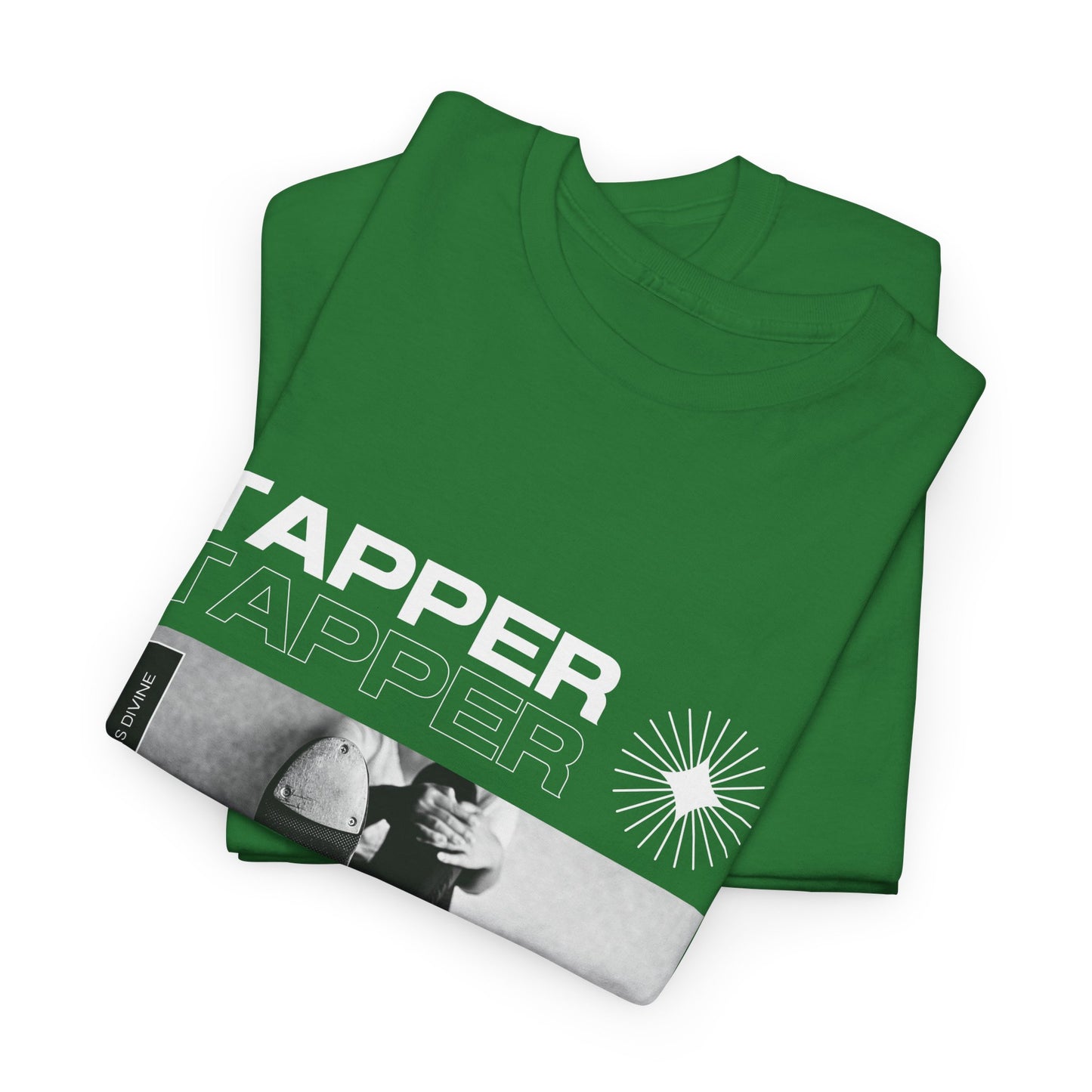 “Tapper” Tap Dance Unisex Heavy Cotton Tee – Streetwear-Inspired Tap Shoes Graphic T-Shirt for Dancers