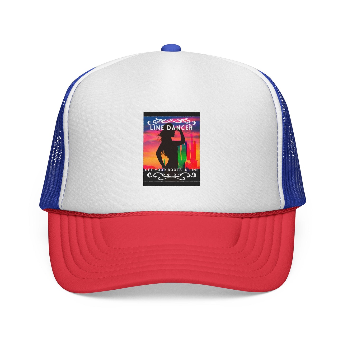 “Line Dancer, Get Your Boots In Line” Cowgirl Graphic | Western Country Dance Cap for Women & Men