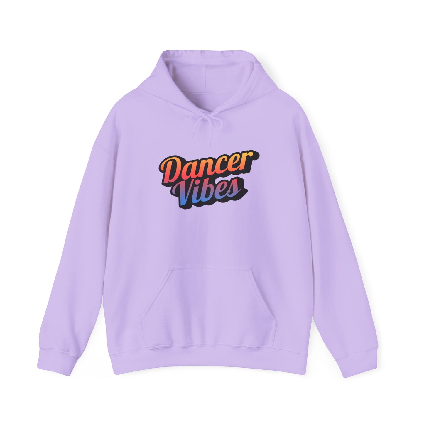"Dancer Vibes" Unisex Hooded Sweatshirt – Colorful Retro Dance Graphic Hoodie for Dance Lovers