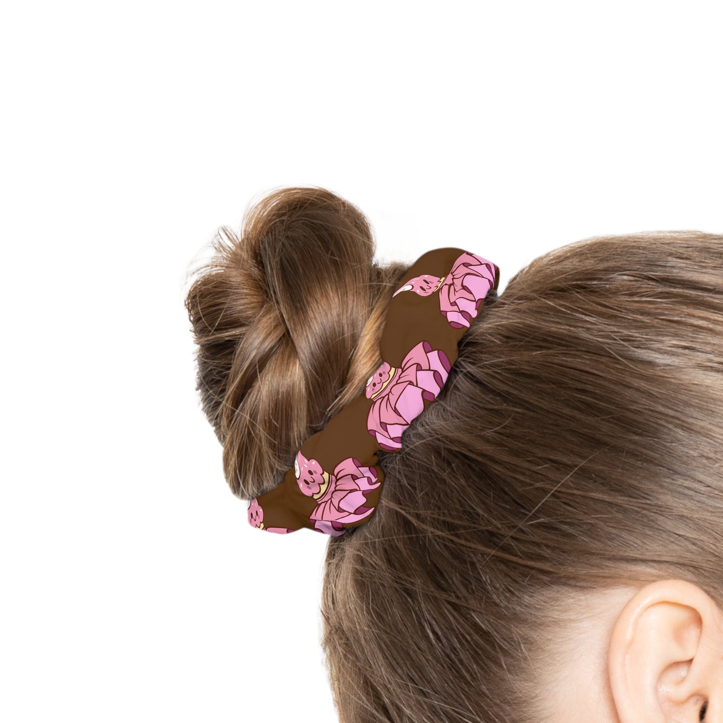 “You Are Tutu Sweet” Scrunchie – Kawaii Cupcake Dance Hair Accessory with Cute Tutu Graphic