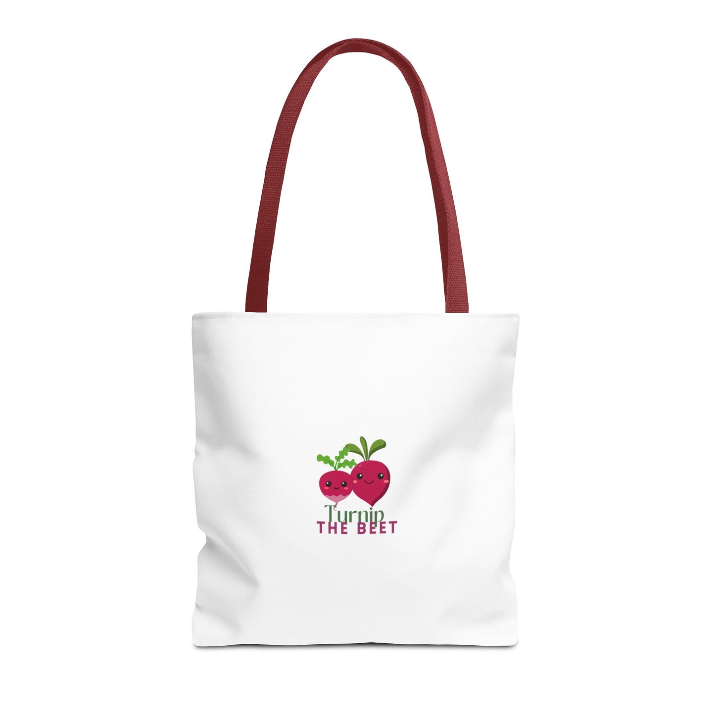 "Turnip the Beet" Canvas Tote Bag – Cute Veggie Graphic Dance-Themed Reusable Bag for Grocery Runs, Dance Class & Everyday Use