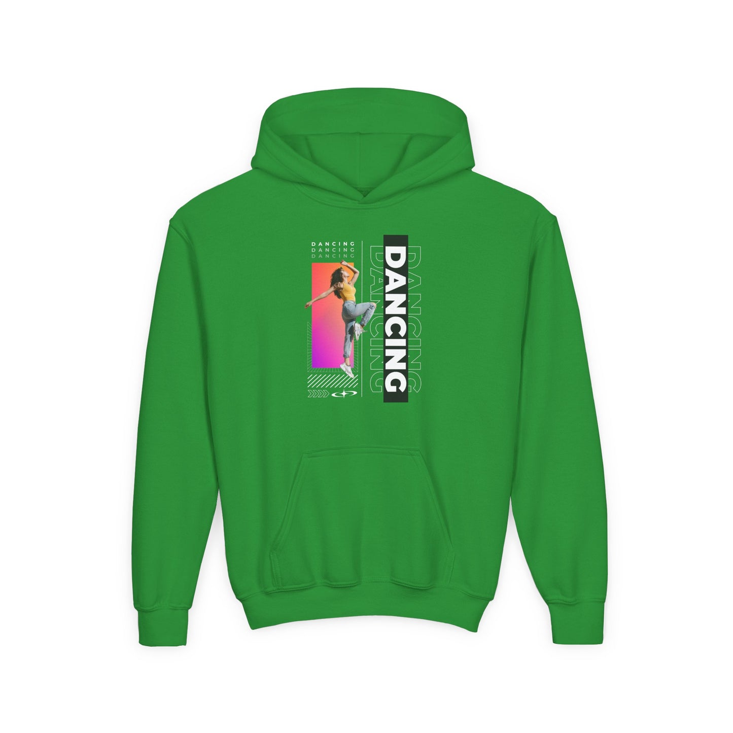 “Dancing” Female Dancer Streetwear Graphic | Unisex Youth Hoodie – Dance Hoodie for Kids & Young Performers