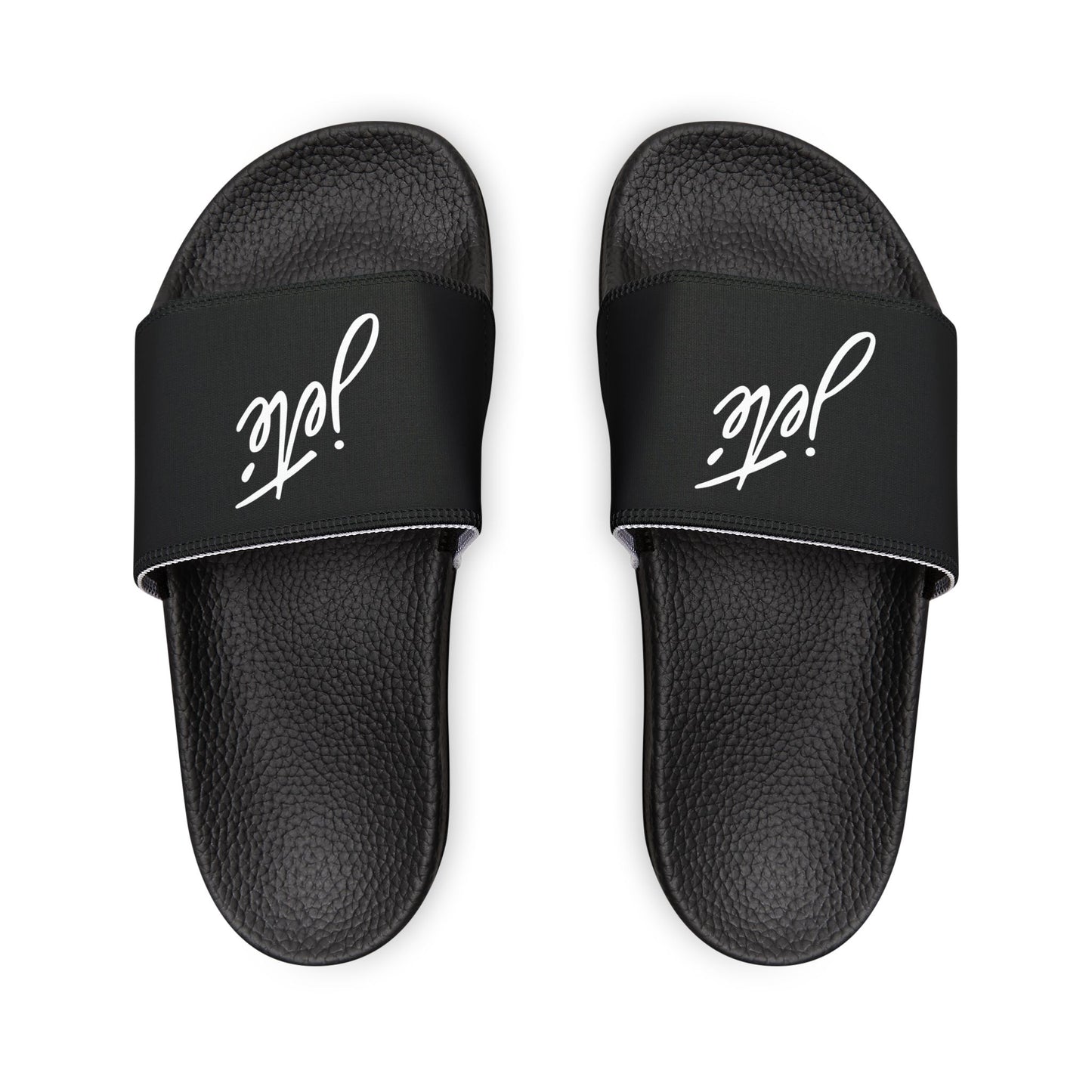 WOMEN'S SIZES - “Jeté” Official Logo Dance -Inspired Custom Footwear | Women’s Sandal Slides with Removable Straps