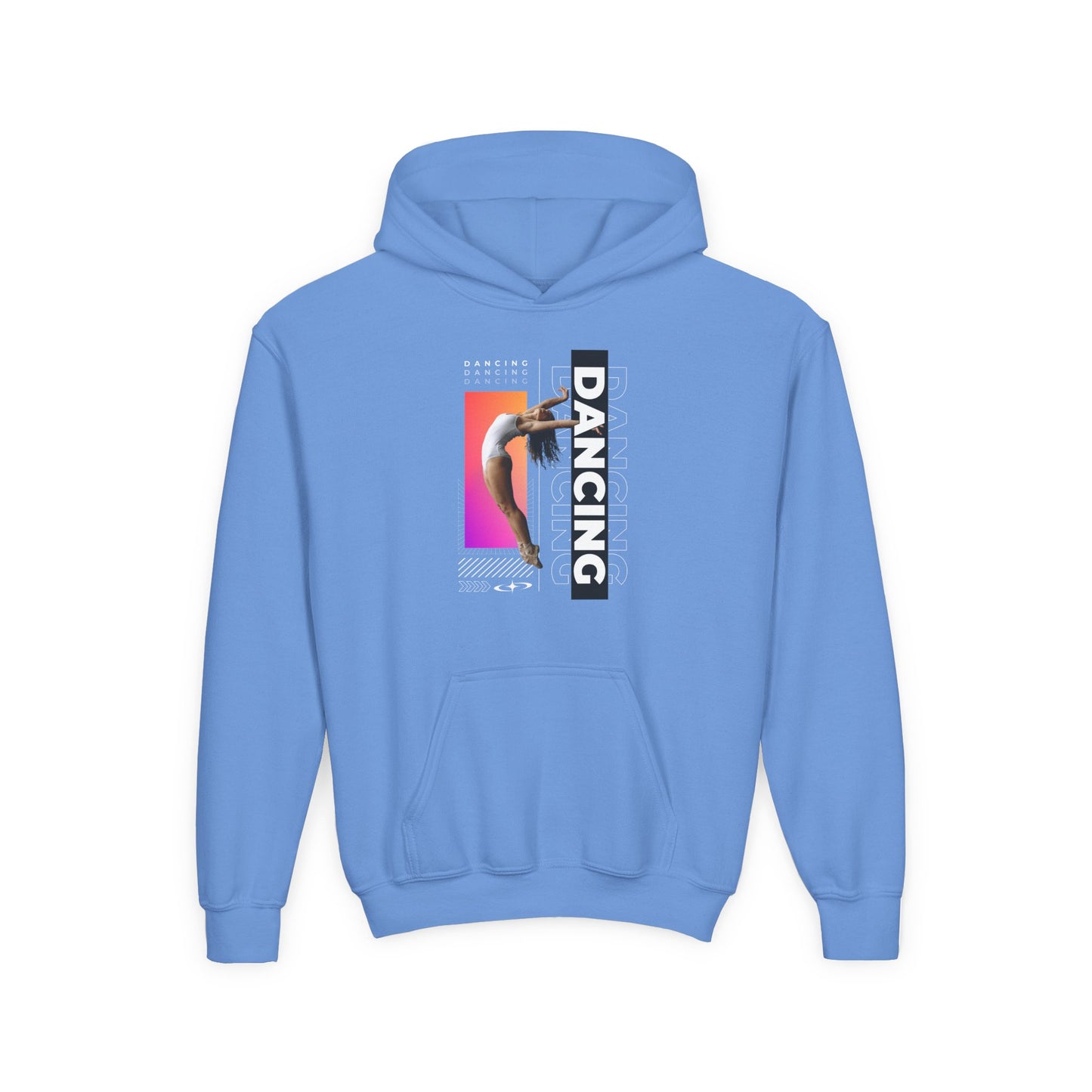 “Dancing” Female Dancer Streetwear Graphic | Unisex Youth Hoodie – Dance Hoodie for Kids & Young Performers
