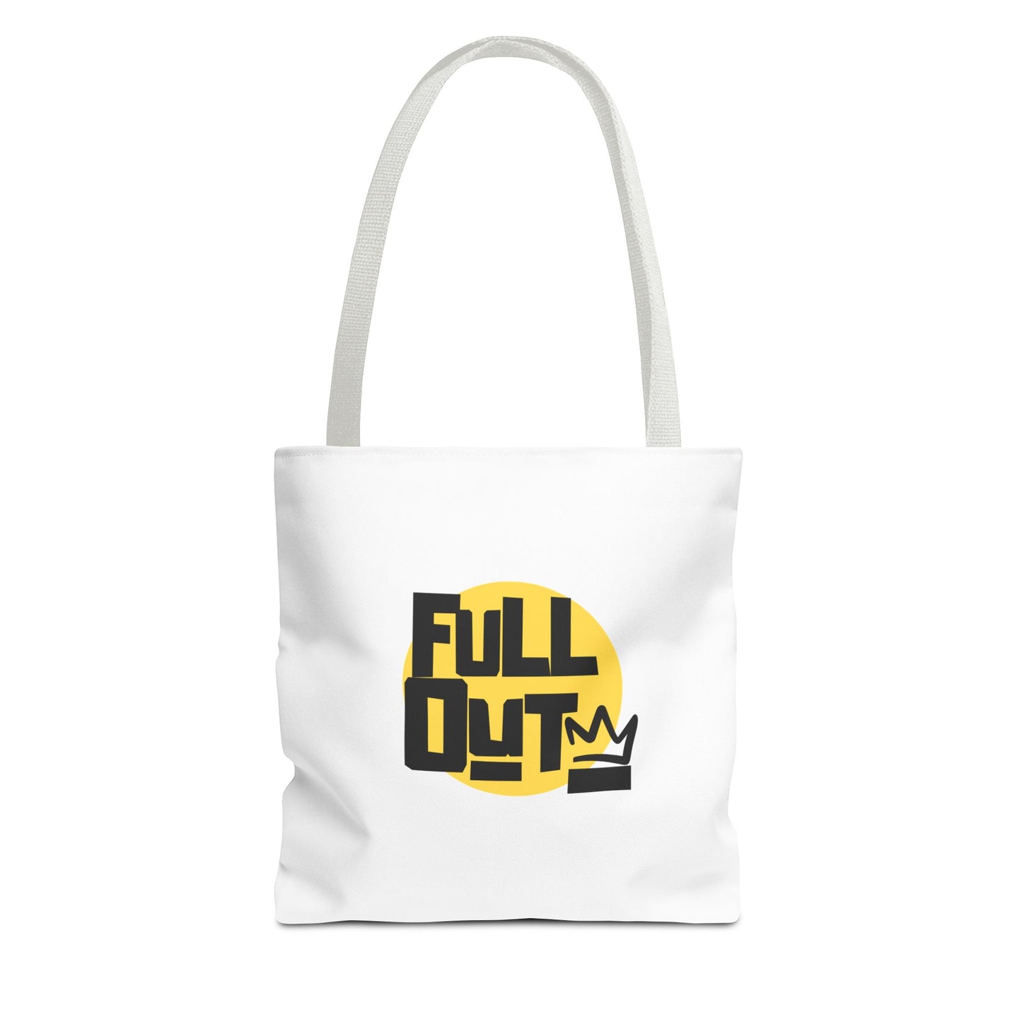 "Full Out" Dance Canvas Tote Bag – Streetwear-Inspired Graphic Dance Bag for Rehearsals, Classes & Everyday Use