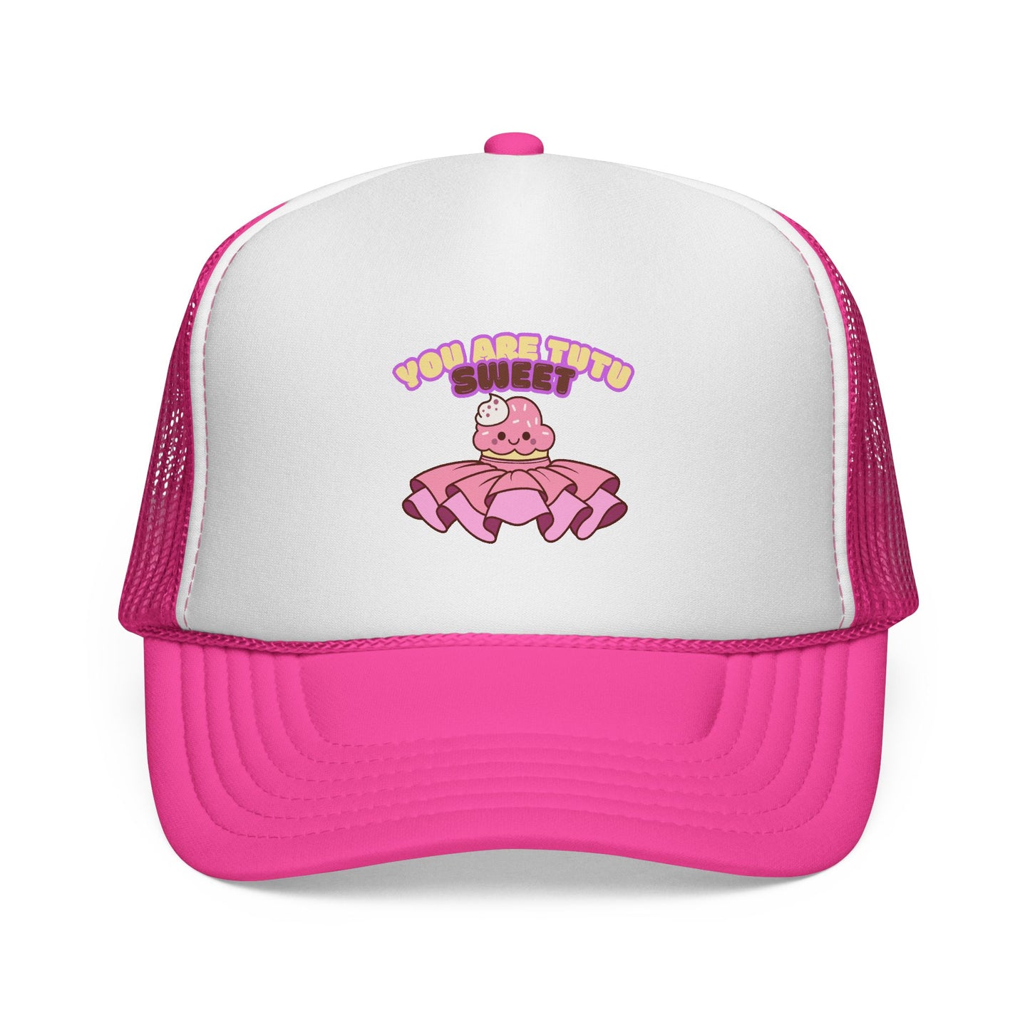 "You Are Tutu Sweet" Capybara Dance Hat – Cute Kawaii Unisex Trucker Hat for Dancers & Ballet Fans