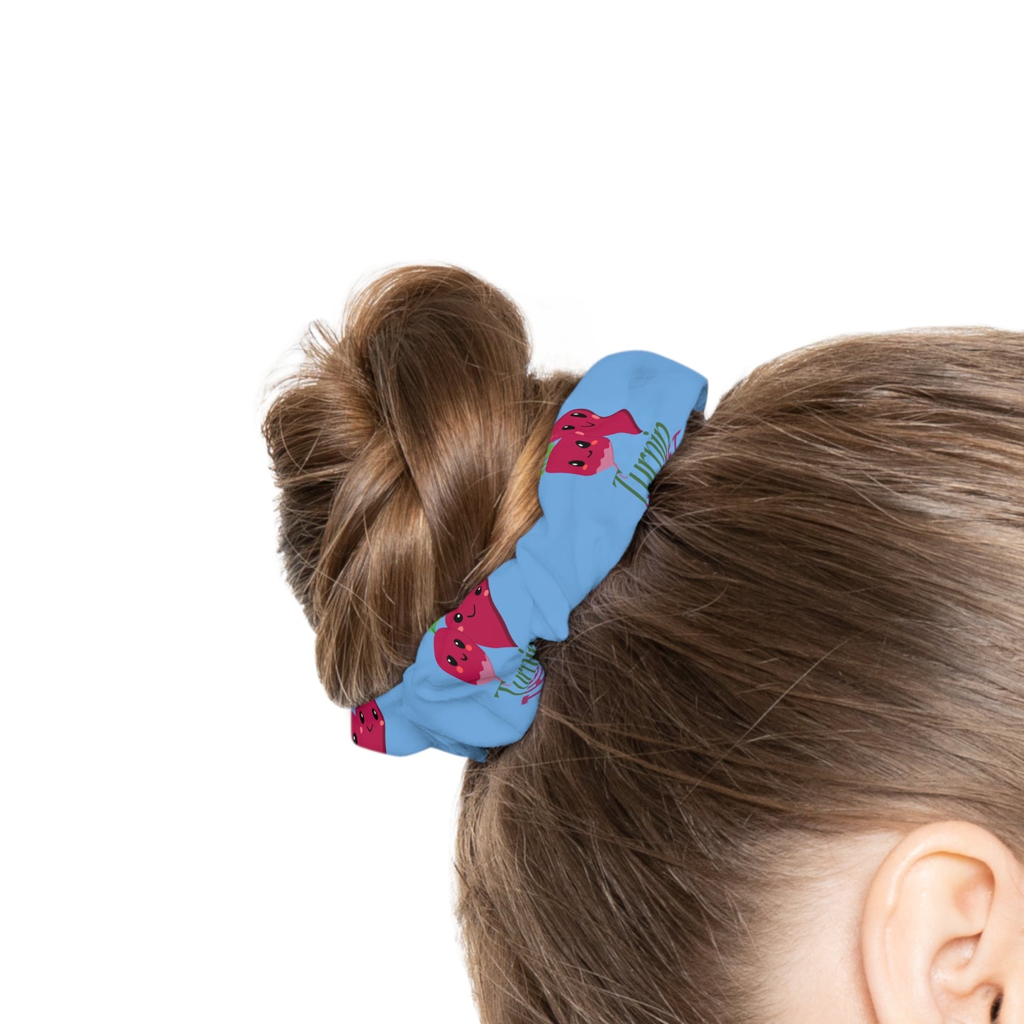 "Turnip the Beet” Scrunchie – Funny Dance Pun Hair Accessory with Cute Pepper Graphic