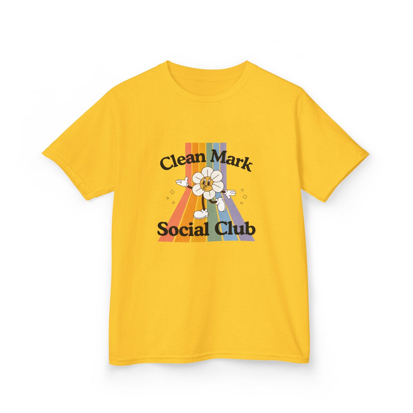 “Clean Mark Social Club” Kids Heavy Cotton™ Tee – Streetwear-Inspired Dance Graphic Tee for Kids