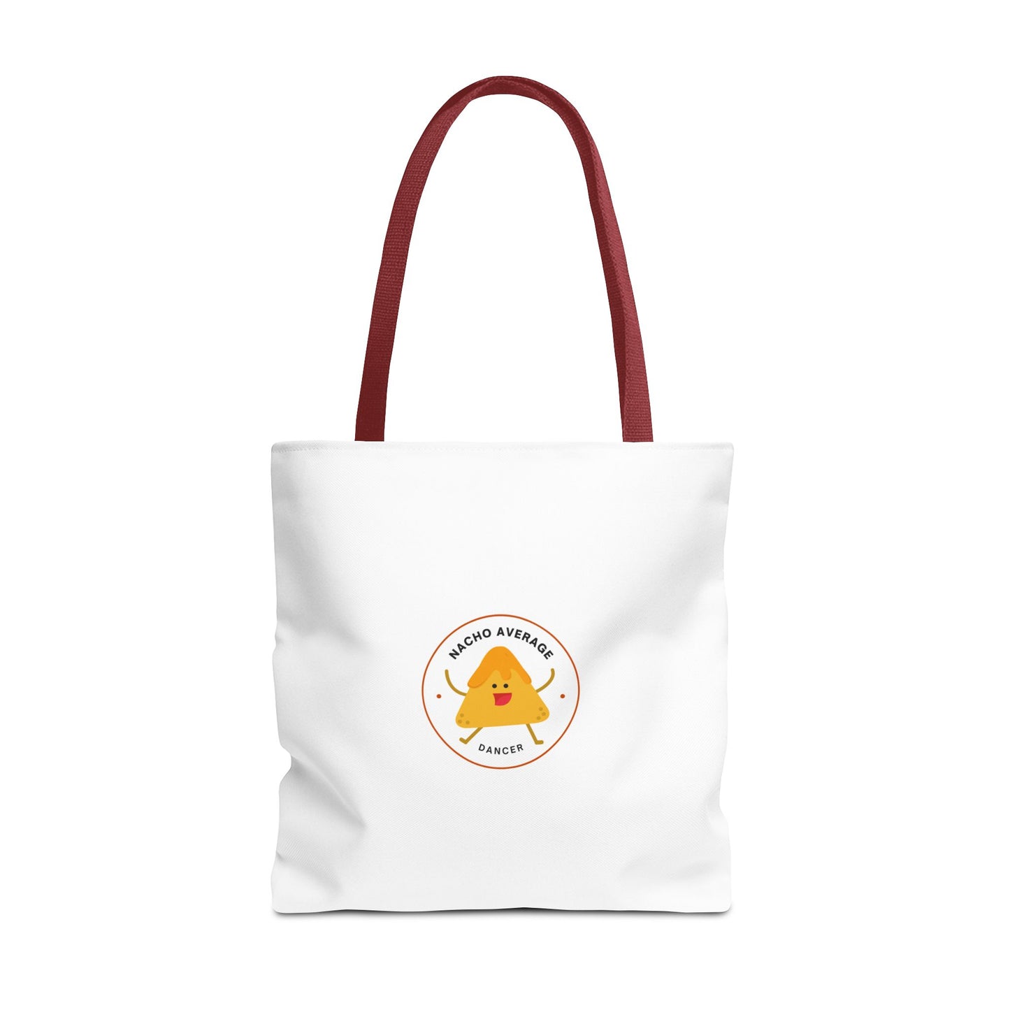 "Nacho Average Dancer" Canvas Tote Bag – Funny Kawaii Dance Tote with Nacho Graphic for Dancers & Dance Moms