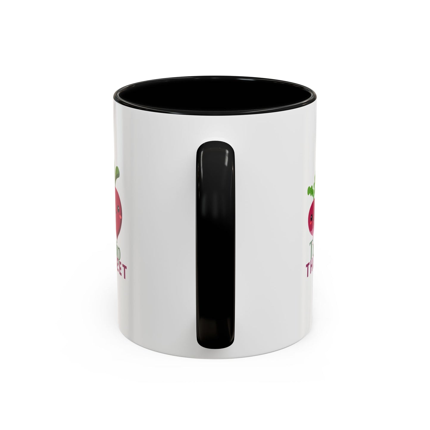 "Turnip the Beet" Accent Coffee Mug – Funny Dance Pun Ceramic Mug for Dancers and Music Lovers