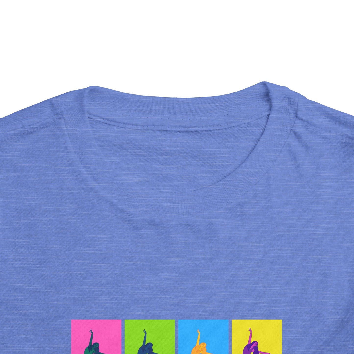 “Ballet" Toddler Short Sleeve T-Shirt – Pop Art Inspired Dance Graphic Tee for Kids