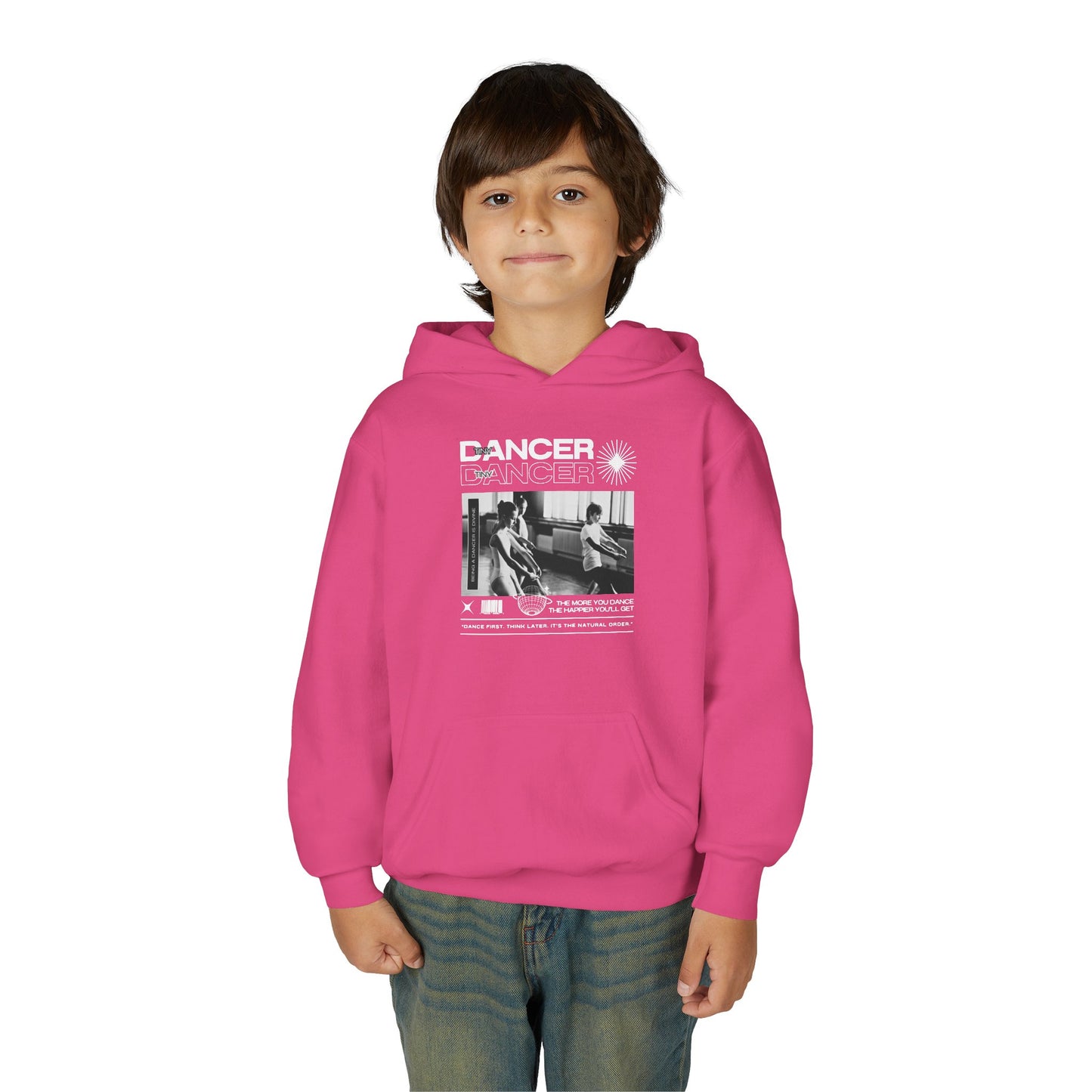 “Dancer” Young Ballet Class Graphic | Unisex Youth Hoodie – Streetwear-Inspired Ballet Dance Hoodie for Kids & Aspiring Dancers