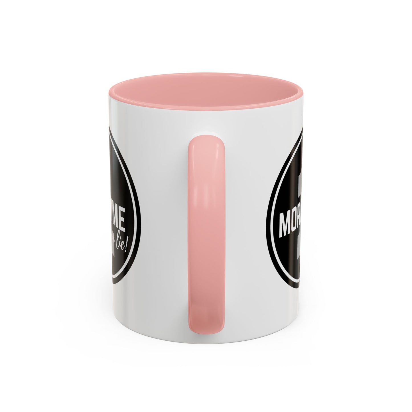 "One More Time is a Lie" Dance Quote Accent Coffee Mug – Bold Emblem Graphic Ceramic Cup