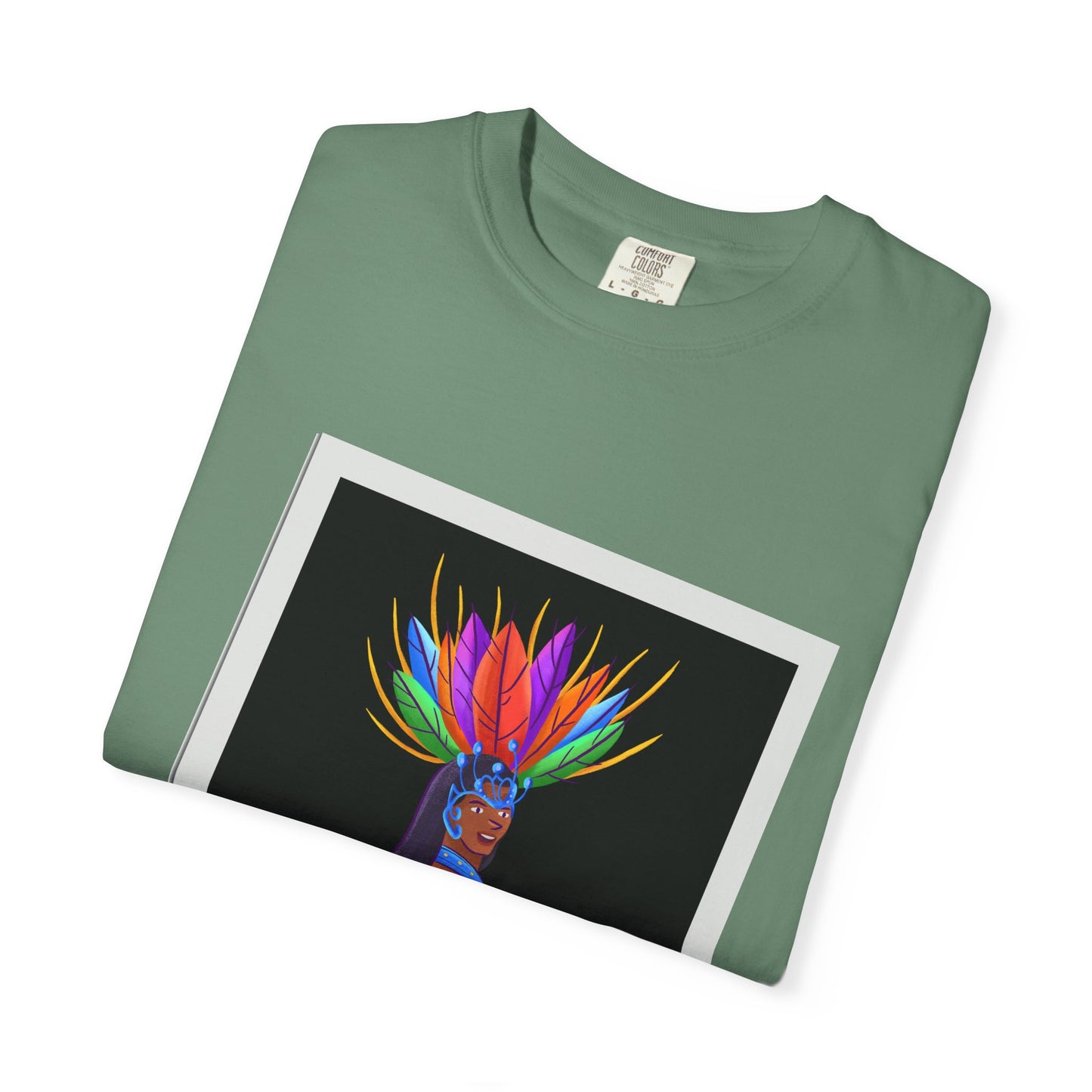 "Shake It Like a Samba Star" Unisex Garment-Dyed Dance T-Shirt – Bold Carnival-Inspired Graphic Tee for Dancers
