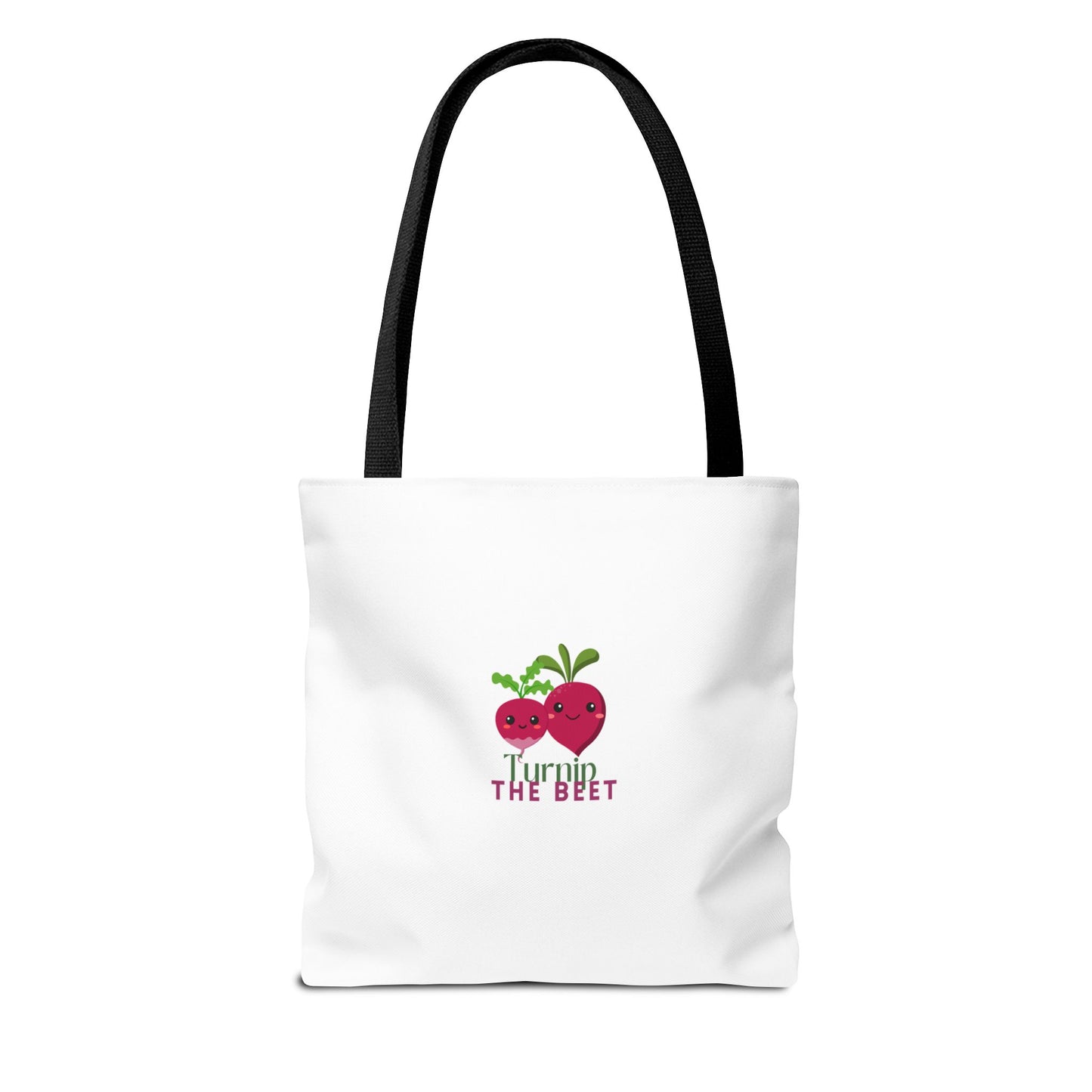 "Turnip the Beet" Canvas Tote Bag – Cute Veggie Graphic Dance-Themed Reusable Bag for Grocery Runs, Dance Class & Everyday Use