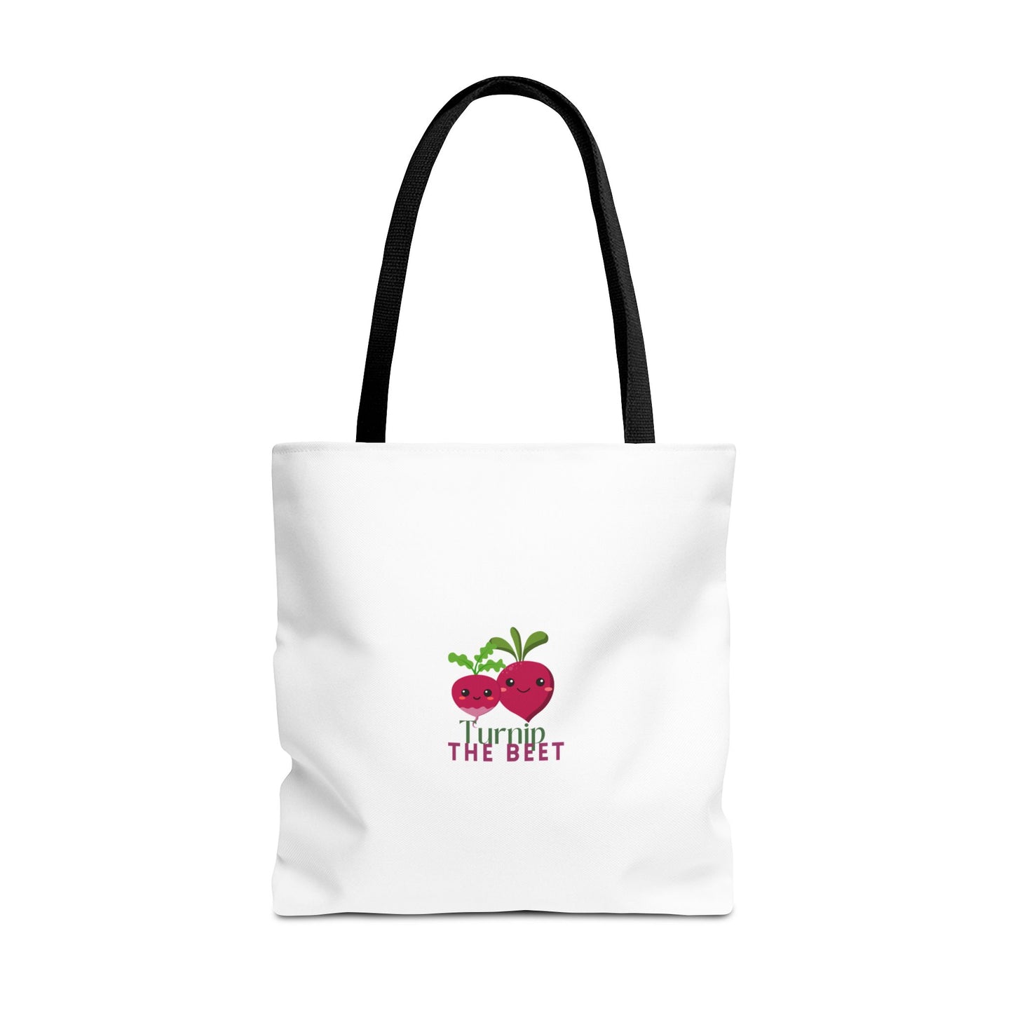 "Turnip the Beet" Canvas Tote Bag – Cute Veggie Graphic Dance-Themed Reusable Bag for Grocery Runs, Dance Class & Everyday Use