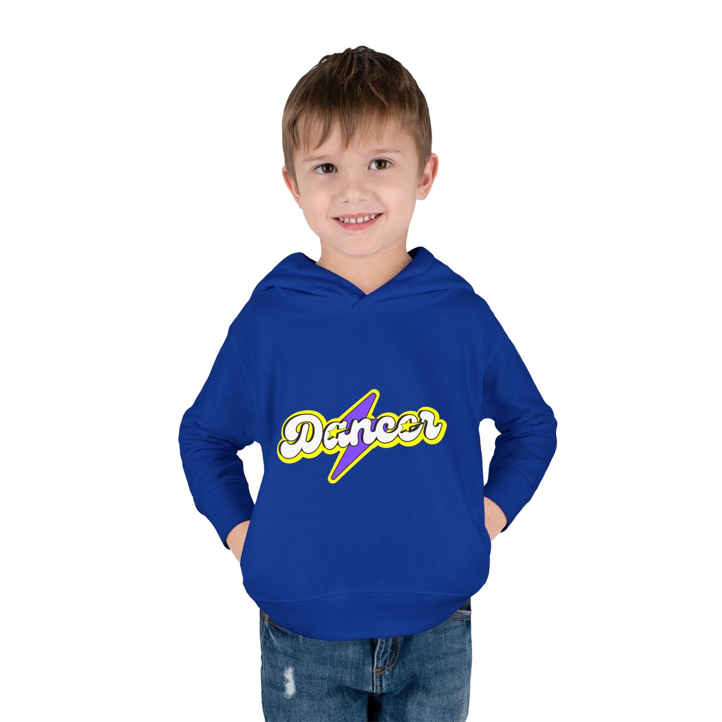 "Dancer" Superhero Toddler Pullover Fleece Hoodie – Cozy Dance-Themed Sweatshirt for Kids