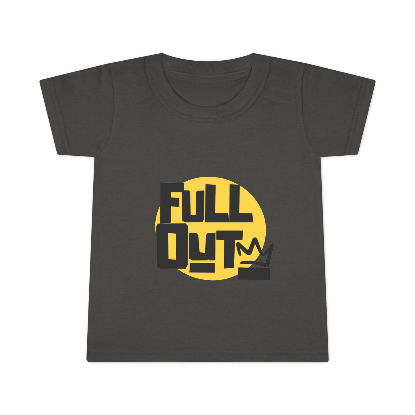 "Full Out" Toddler Dance T-Shirt – Bold Streetwear-Inspired Graphic Short Sleeve Tee for Kids