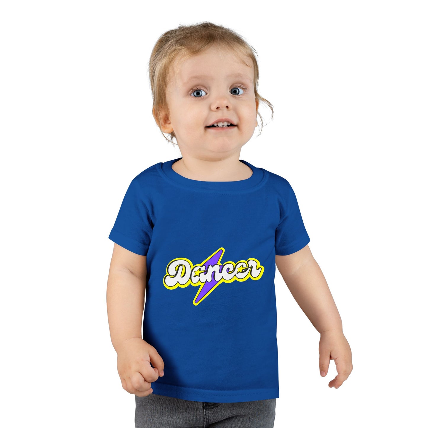 "Dancer" Toddler Dance T-Shirt – Bold Superhero-Inspired Short Sleeve Tee for Kids