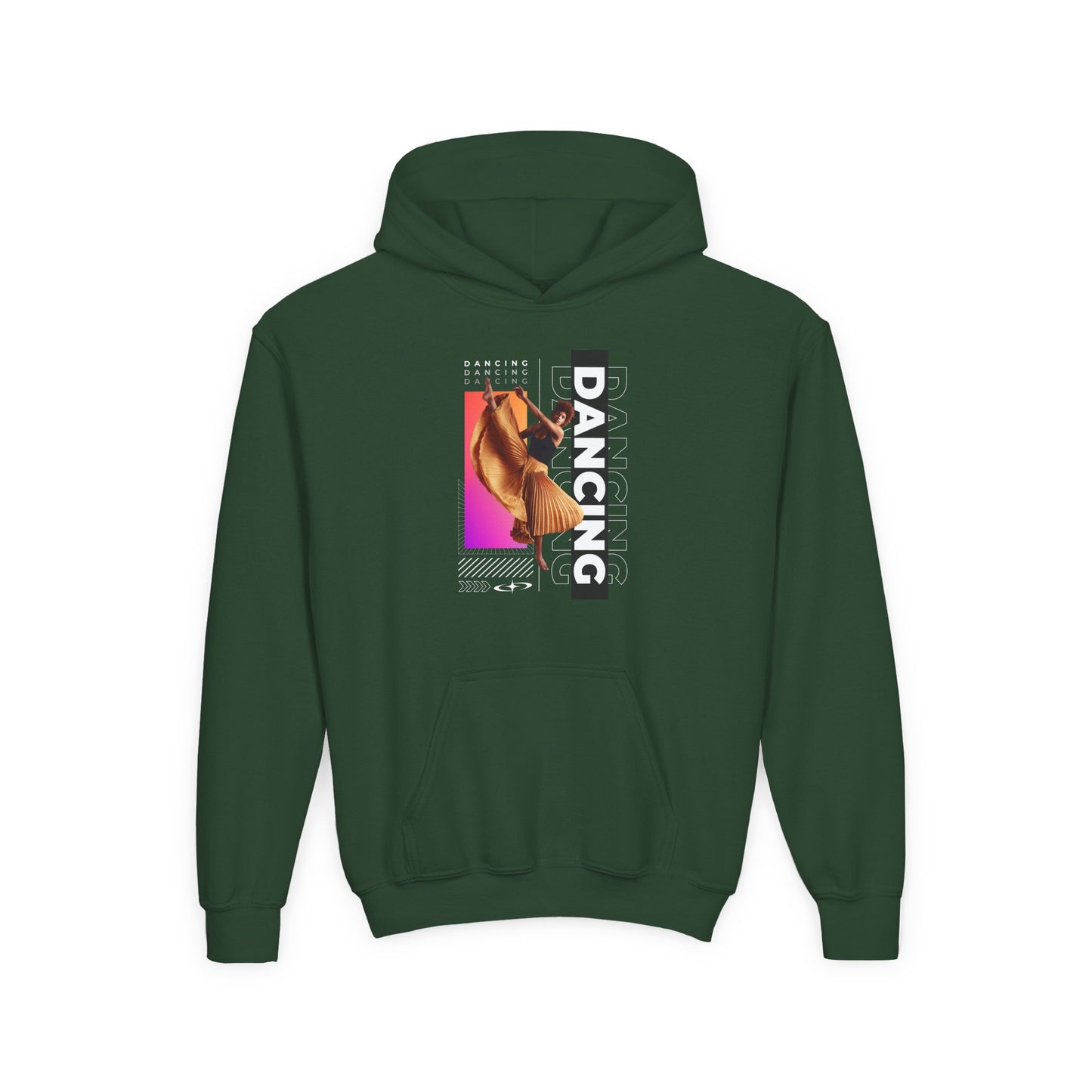 “Dancing” Female Dancer Streetwear Graphic | Unisex Youth Hoodie – Dance Hoodie for Kids & Young Performers