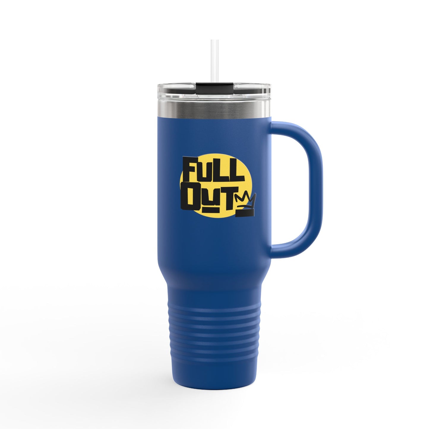 "Full Out" 40oz Insulated Travel Mug – Bold Streetwear Dance Tumbler for Dancers on the Go