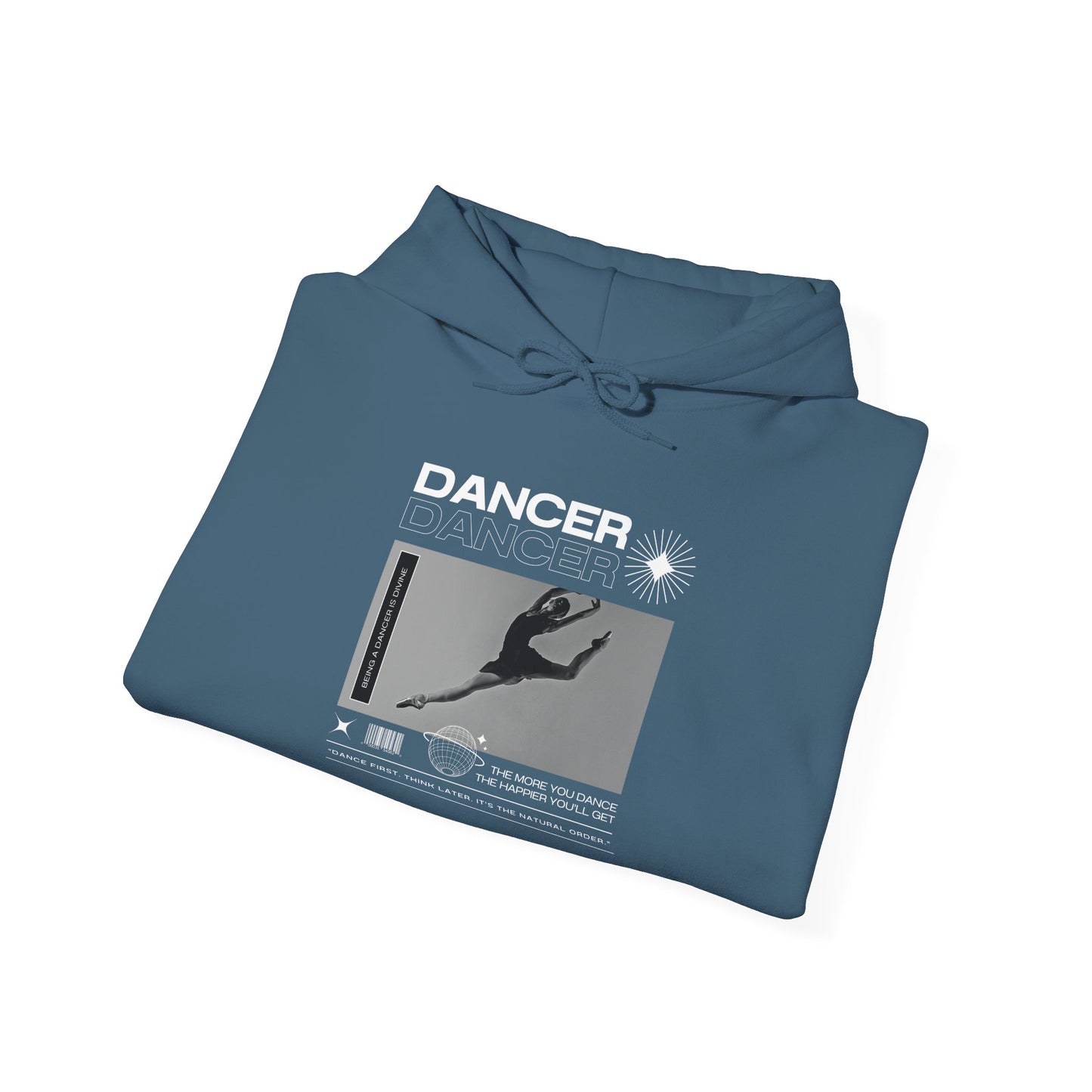 Dancer Streetwear Hoodie – Unisex Heavy Blend™ Hooded Sweatshirt with Inspiring Dance Mottos
