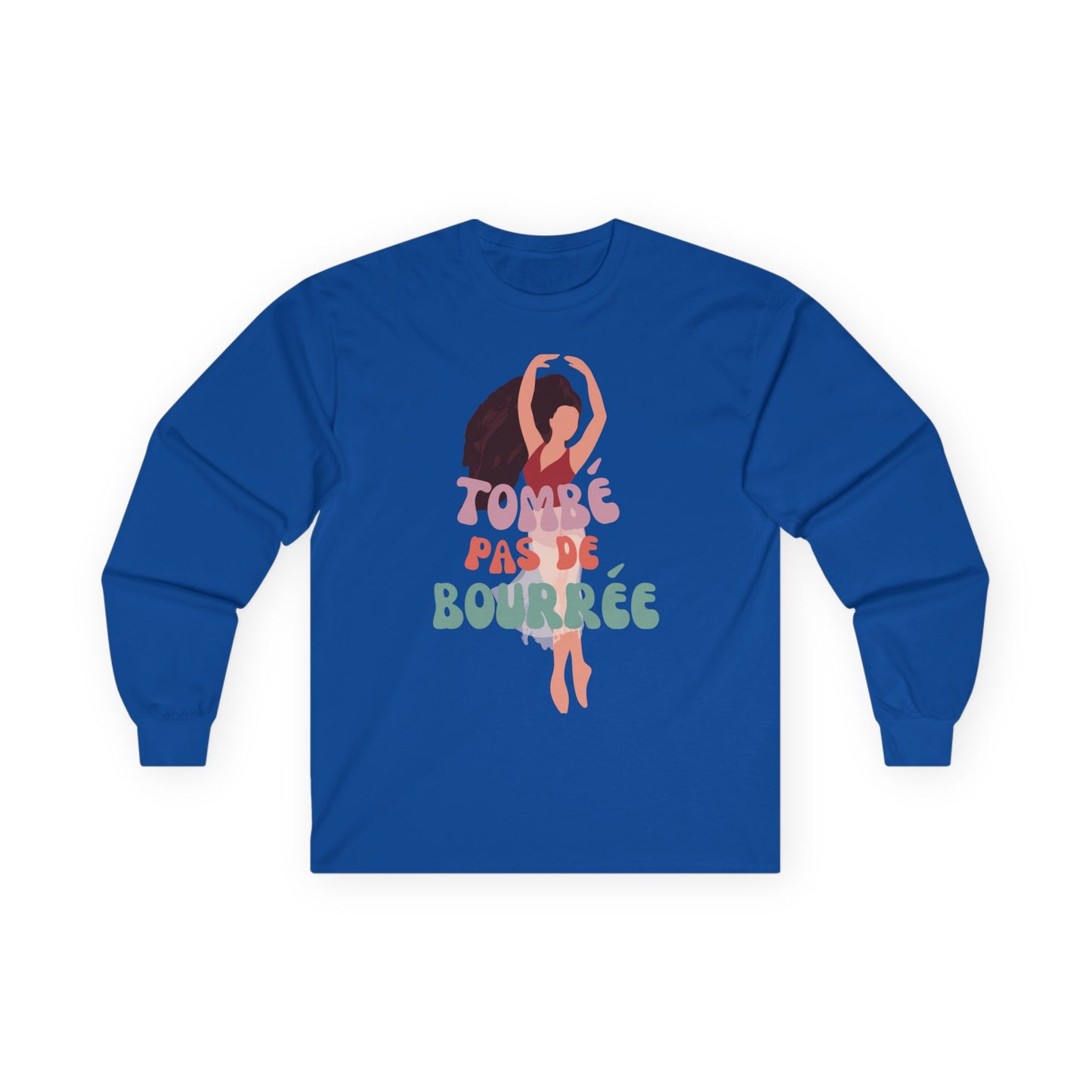"Tombé Pas de Bourrée" Dance Long Sleeve Shirt – Unisex Ultra Cotton Tee with Bold Ballet Graphic