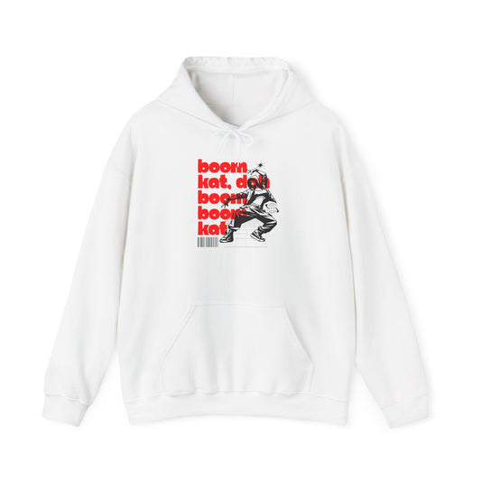 “Boom Kat” Hoodie – Unisex Hooded Sweatshirt with Bold Streetwear-Inspired Dance Graphic