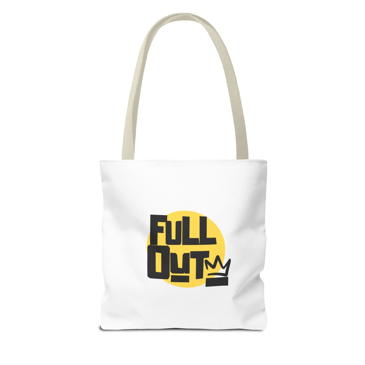 "Full Out" Dance Canvas Tote Bag – Streetwear-Inspired Graphic Dance Bag for Rehearsals, Classes & Everyday Use