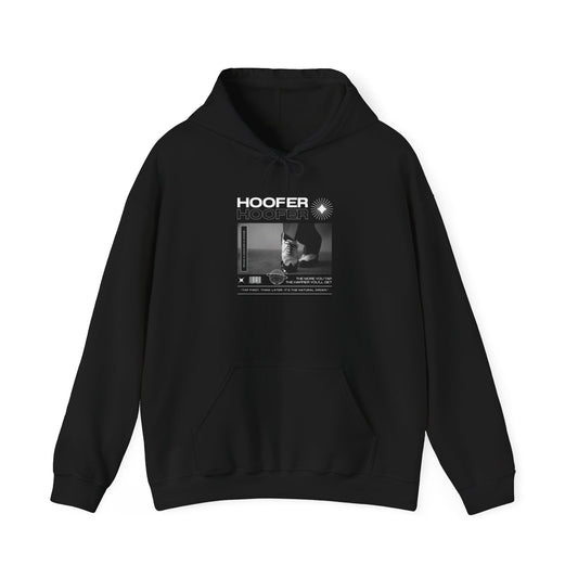 “Hoofer” Tap Dance Text with Streetwear-Style Tap Shoes Graphic – Unisex Heavy Blend™ Hooded Sweatshirt – Cozy Dance Hoodie for Tap Dancers & Dance Enthusiasts