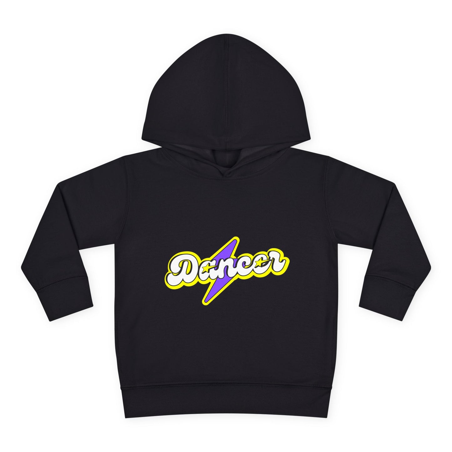 "Dancer" Superhero Toddler Pullover Fleece Hoodie – Cozy Dance-Themed Sweatshirt for Kids