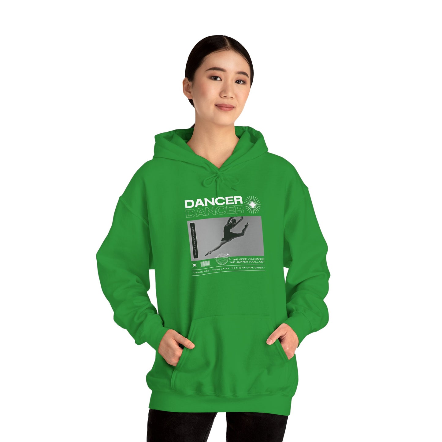 Dancer Streetwear Hoodie – Unisex Heavy Blend™ Hooded Sweatshirt with Inspiring Dance Mottos