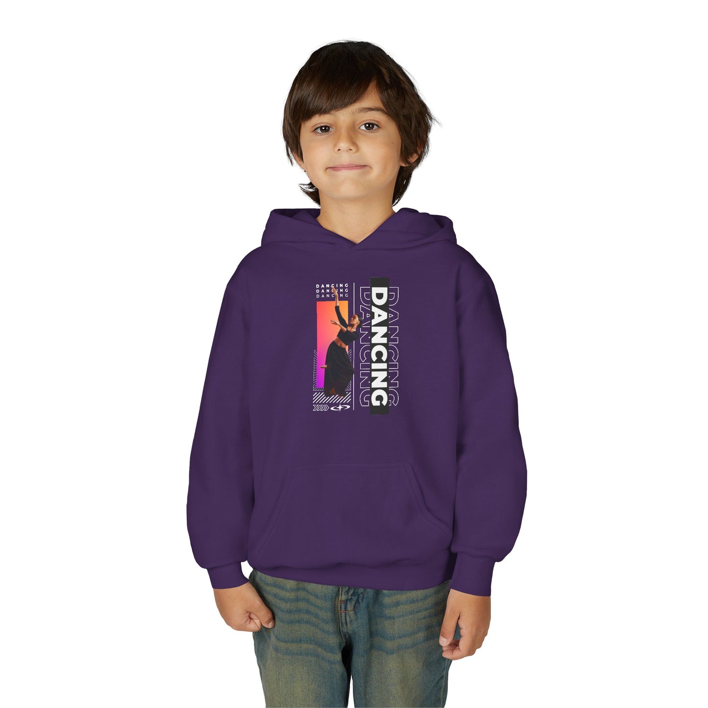 “Dancing” Female Dancer Streetwear Graphic | Unisex Youth Hoodie – Dance Hoodie for Kids & Young Performers