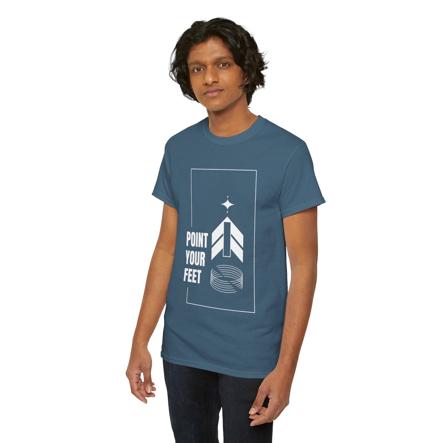 "Point Your Feet" Streetwear Dance Tee – Unisex Heavy Cotton Ballet-Inspired T-Shirt for Dancers