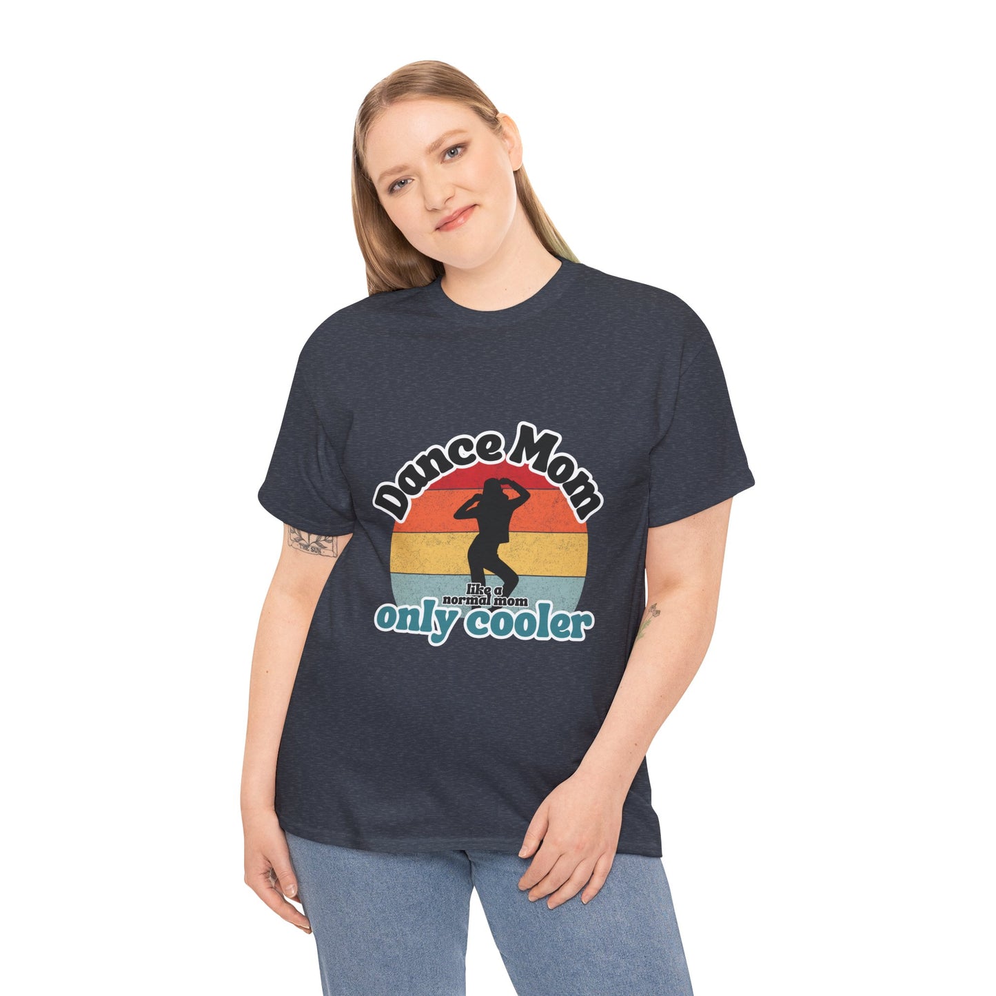 "Dance Mom" T-Shirt – Funny Retro Graphic Tee for Cool Moms | Unisex Heavy Cotton Tee