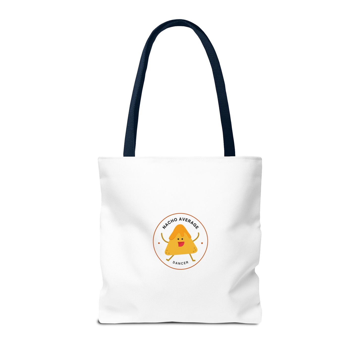 "Nacho Average Dancer" Canvas Tote Bag – Funny Kawaii Dance Tote with Nacho Graphic for Dancers & Dance Moms