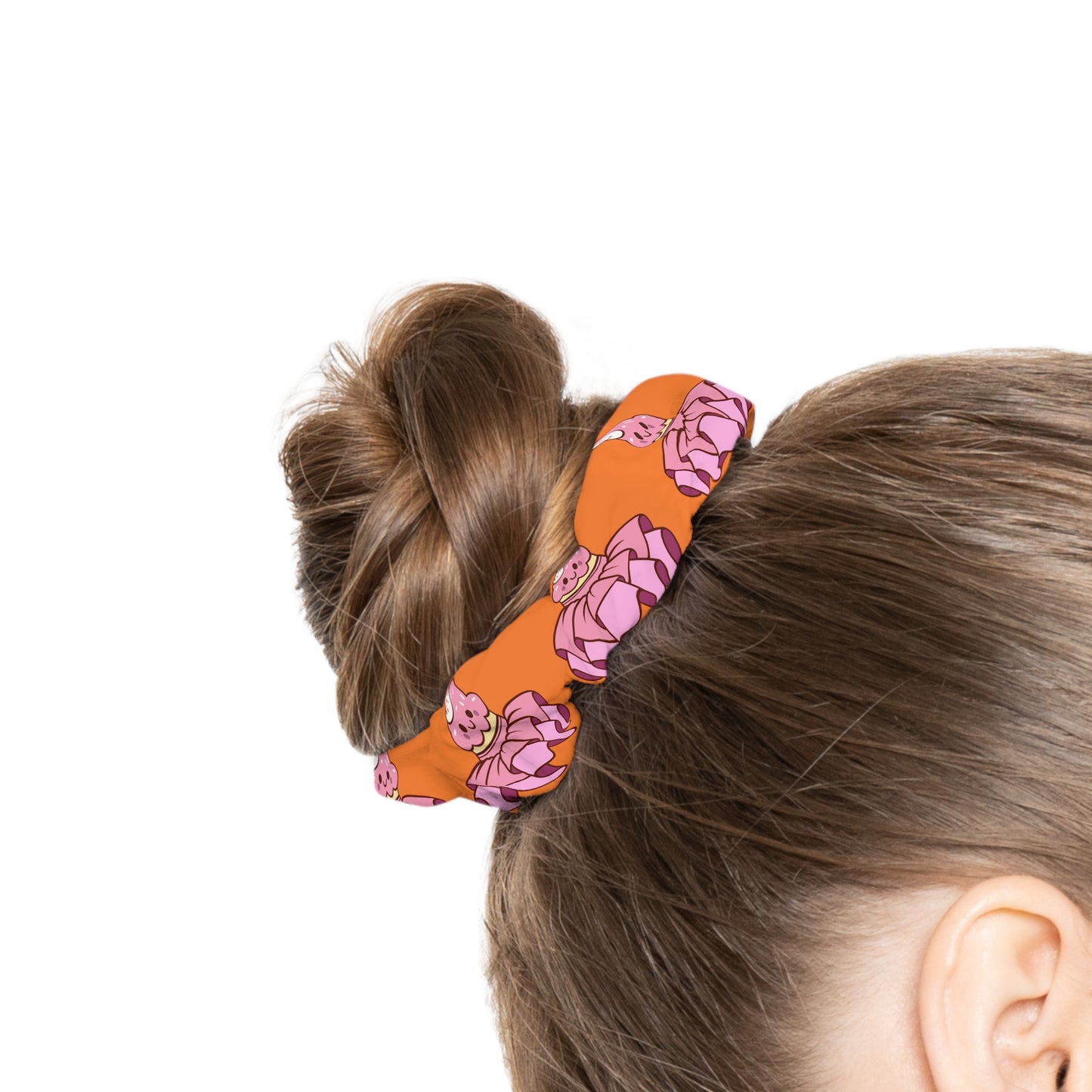 “You Are Tutu Sweet” Scrunchie – Kawaii Cupcake Dance Hair Accessory with Cute Tutu Graphic