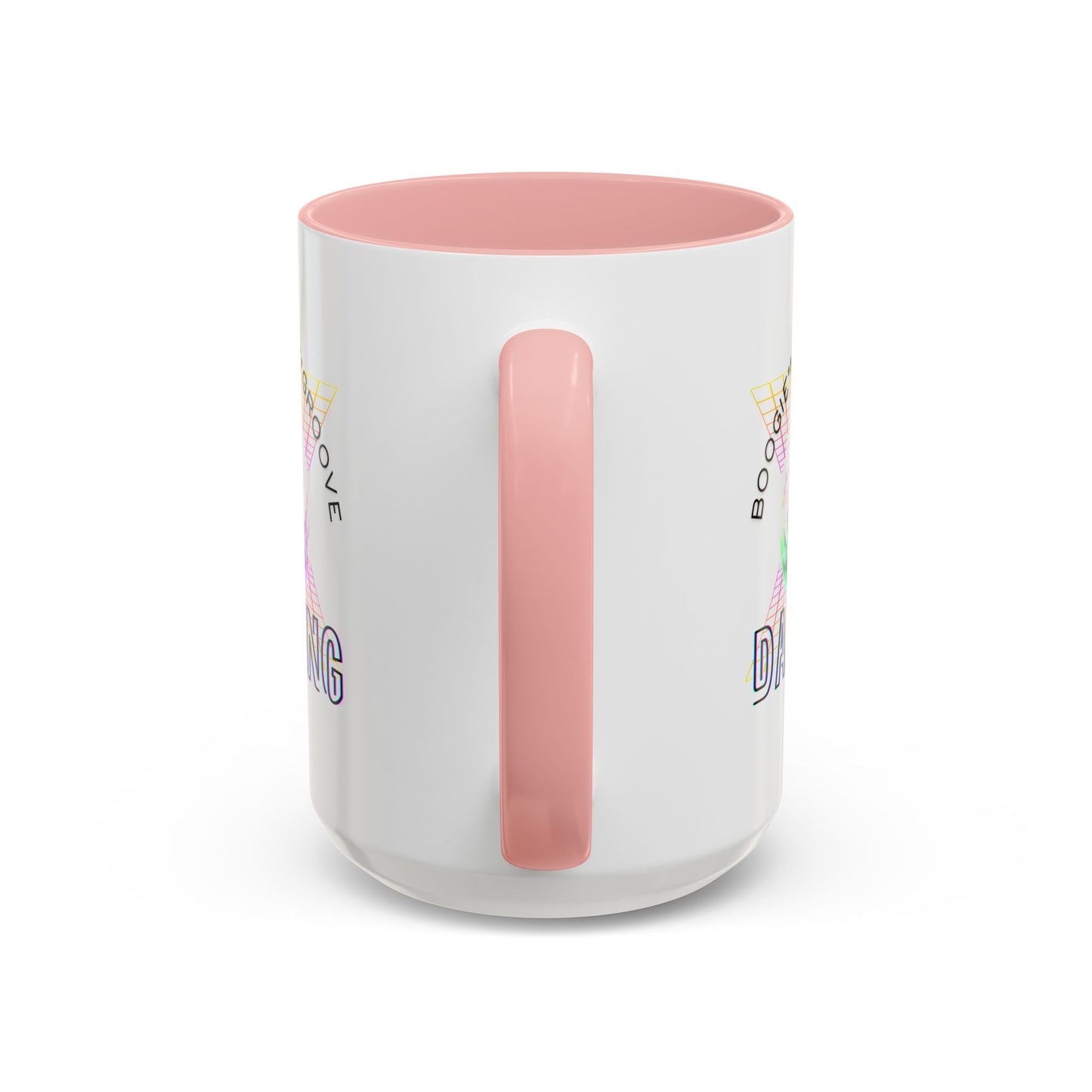 "Boogie, Hustle, Groove - Dancing" Disco Accent Coffee Mug – Fun Retro Dance Gift for Coffee Lovers