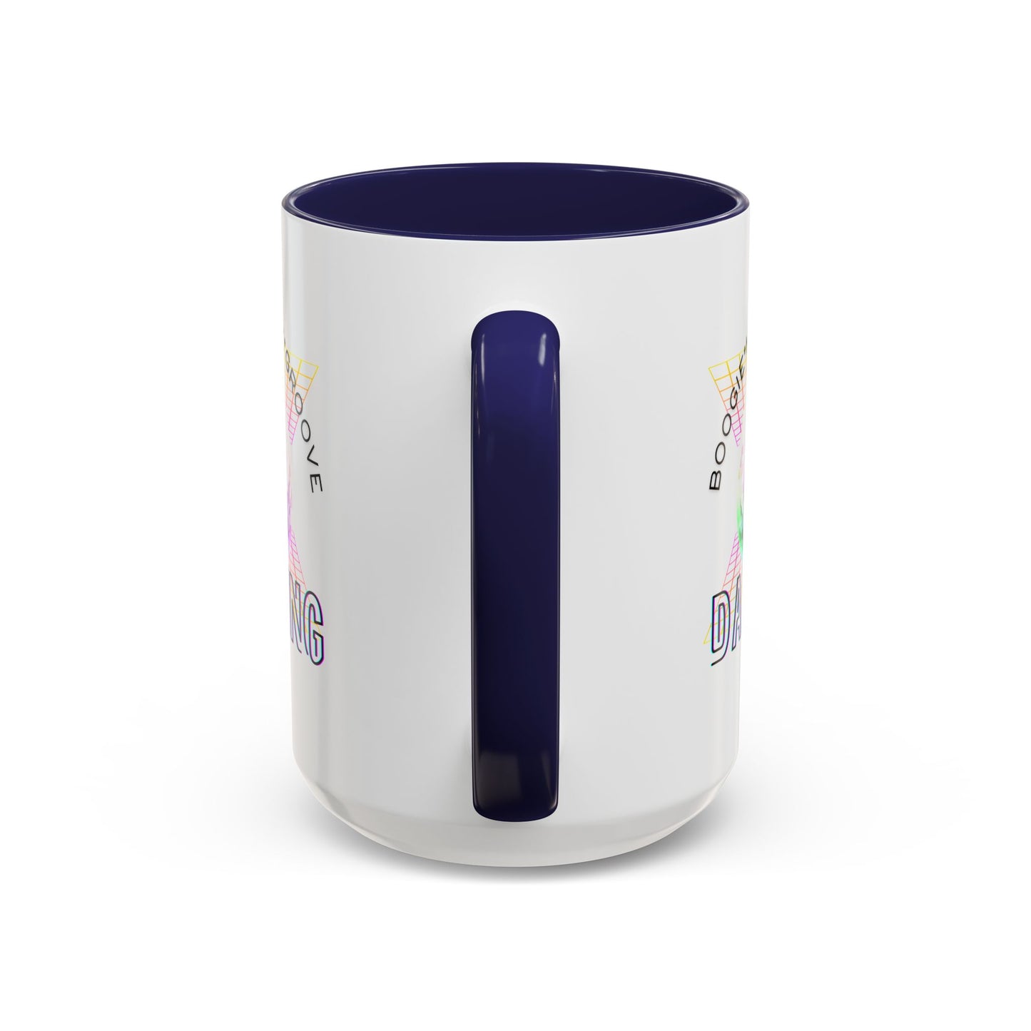 "Boogie, Hustle, Groove - Dancing" Disco Accent Coffee Mug – Fun Retro Dance Gift for Coffee Lovers