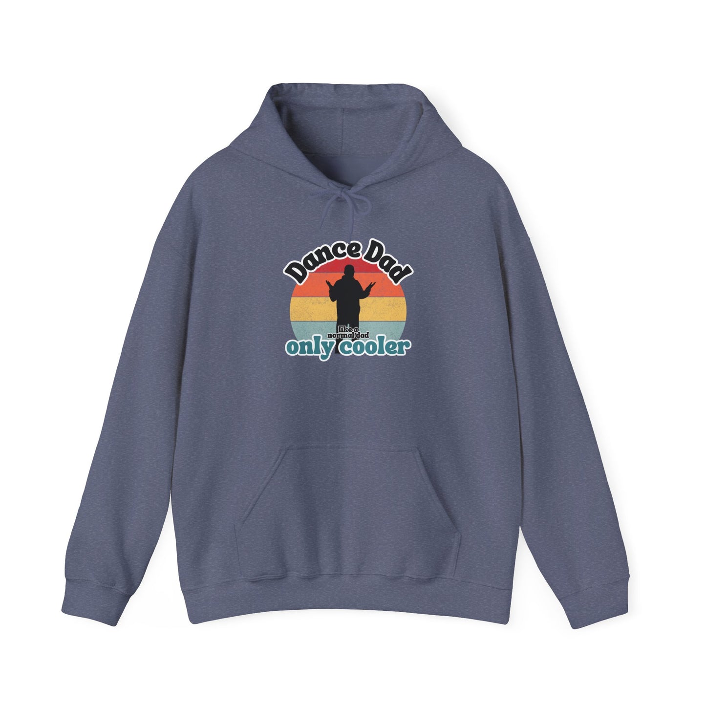 Dance Dad Retro Hoodie – Funny Unisex Heavy Blend™ Hooded Sweatshirt for Cool Dance Dads