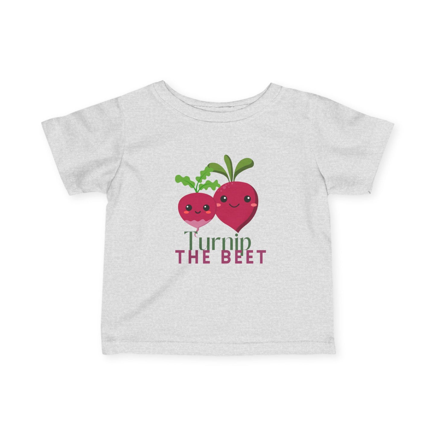 "Turnip the Beet" Cute Veggie Dance Infant Fine Jersey Tee – Funny Baby Dance T-Shirt with Adorable Pepper Graphic