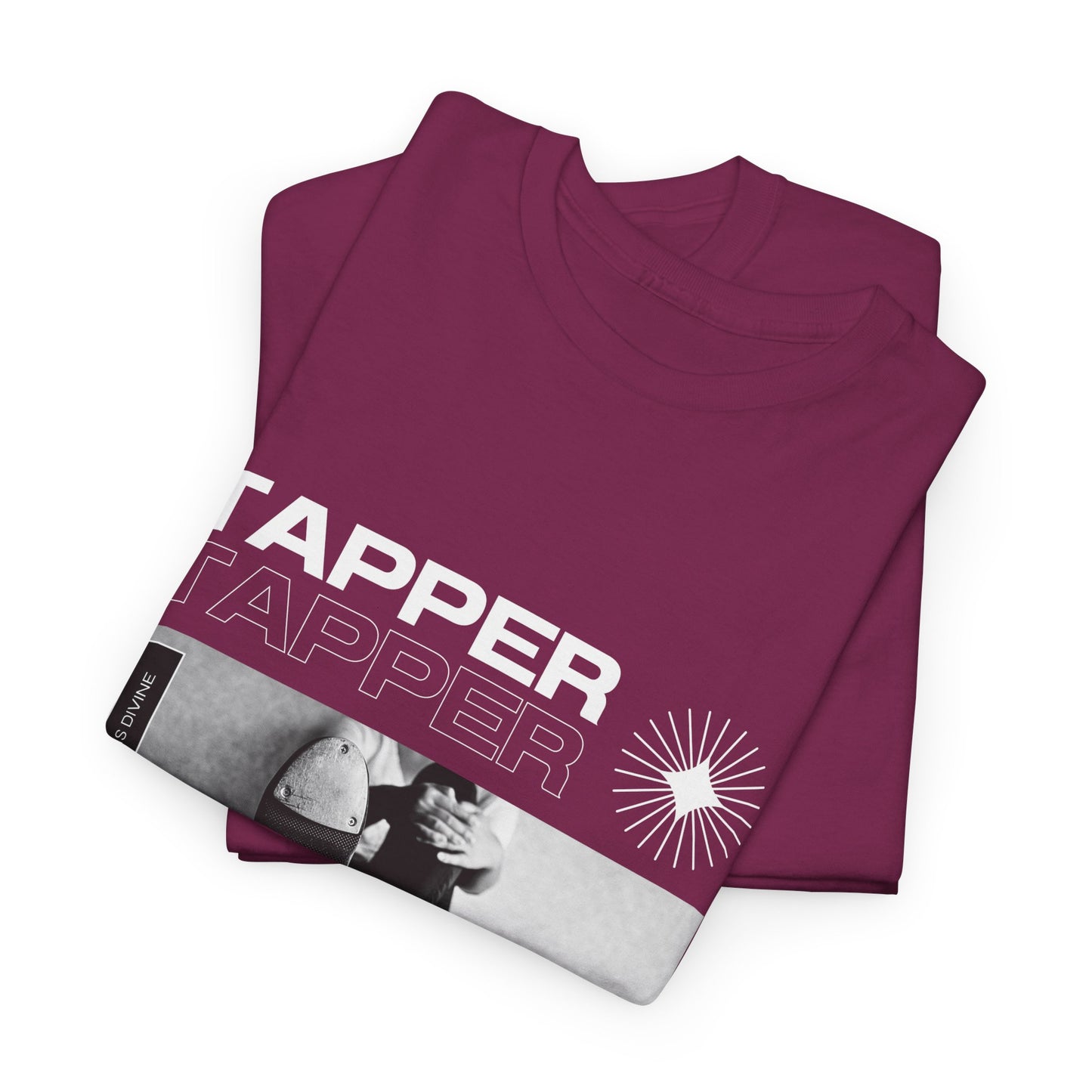 “Tapper” Tap Dance Unisex Heavy Cotton Tee – Streetwear-Inspired Tap Shoes Graphic T-Shirt for Dancers