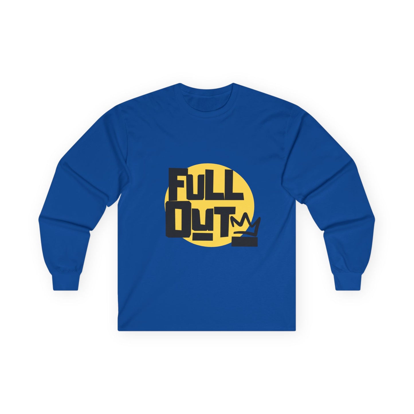"Full Out" Unisex Long Sleeve Tee – Bold Streetwear-Inspired Dance Shirt for Performers, Hip-Hop Dancers & Studio Athletes