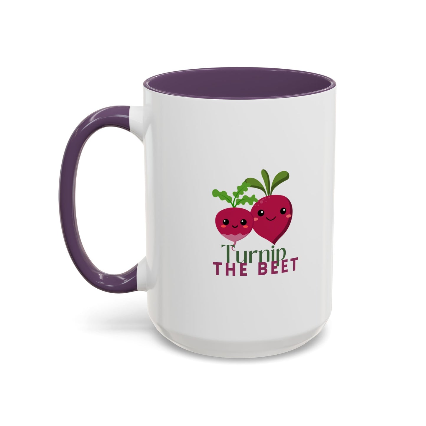 "Turnip the Beet" Accent Coffee Mug – Funny Dance Pun Ceramic Mug for Dancers and Music Lovers