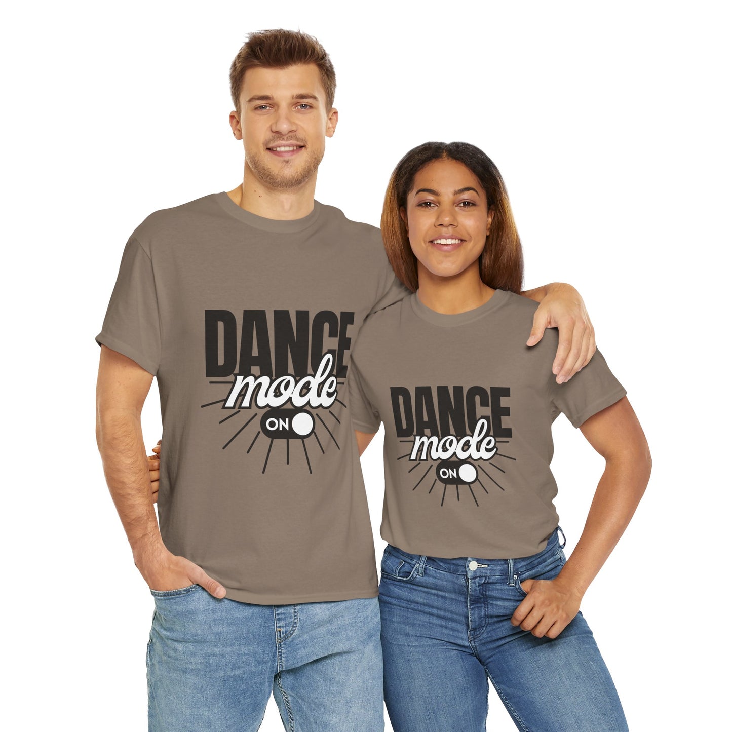 Dance Mode: On Unisex Heavy Cotton T-Shirt – Dance-Inspired Graphic Tee for Adults & Kids