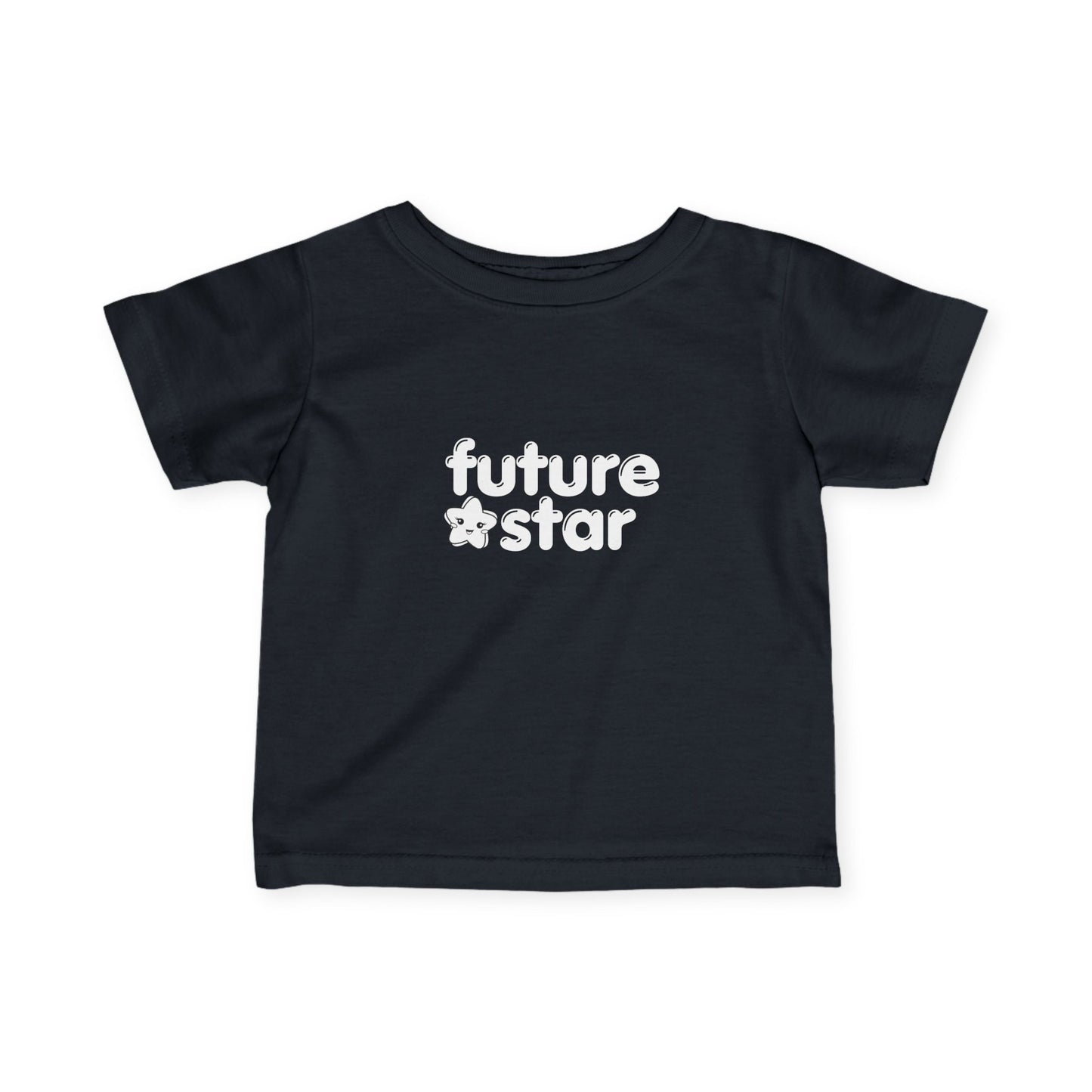 “Future Star” Infant Fine Jersey Tee – Cute Dance-Themed Baby T-Shirt for Little Performers and Rising Stars