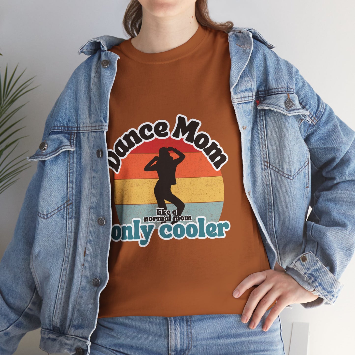 "Dance Mom" T-Shirt – Funny Retro Graphic Tee for Cool Moms | Unisex Heavy Cotton Tee