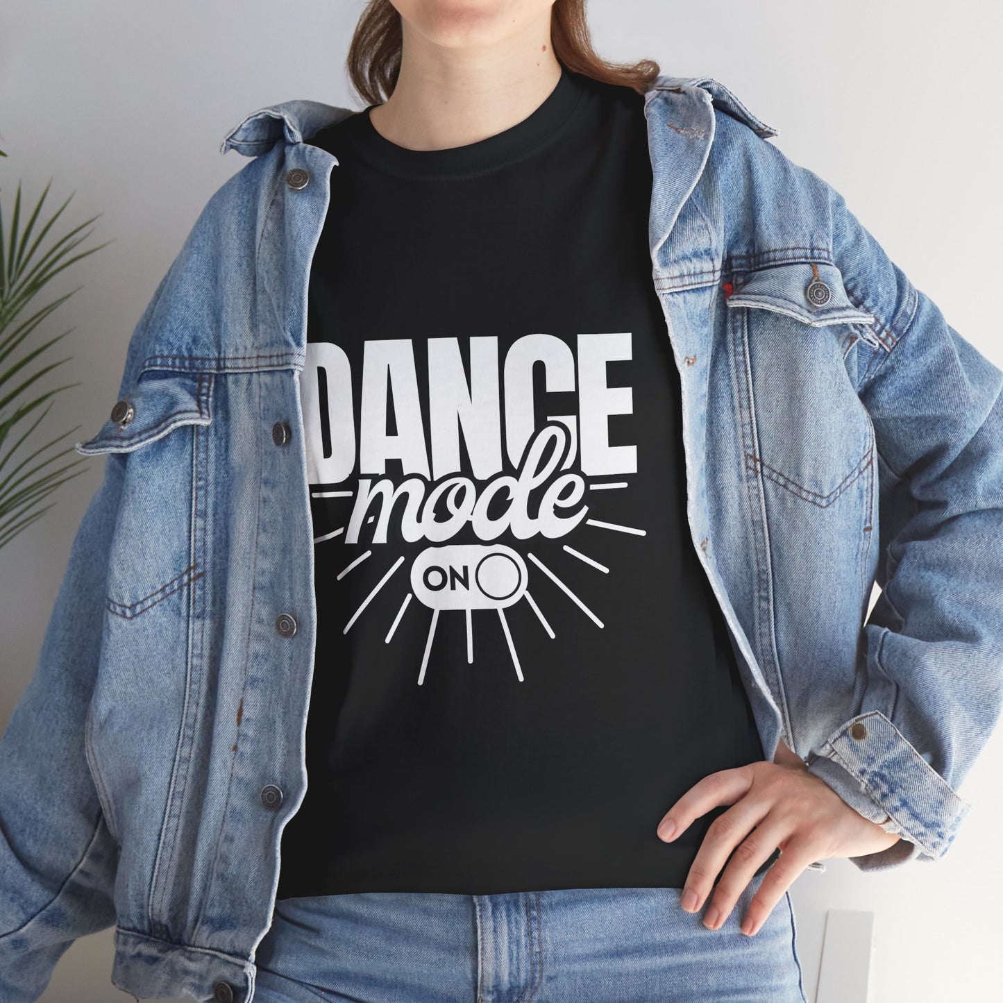 Dance Mode: On Unisex Heavy Cotton T-Shirt – Dance-Inspired Graphic Tee for Adults & Kids