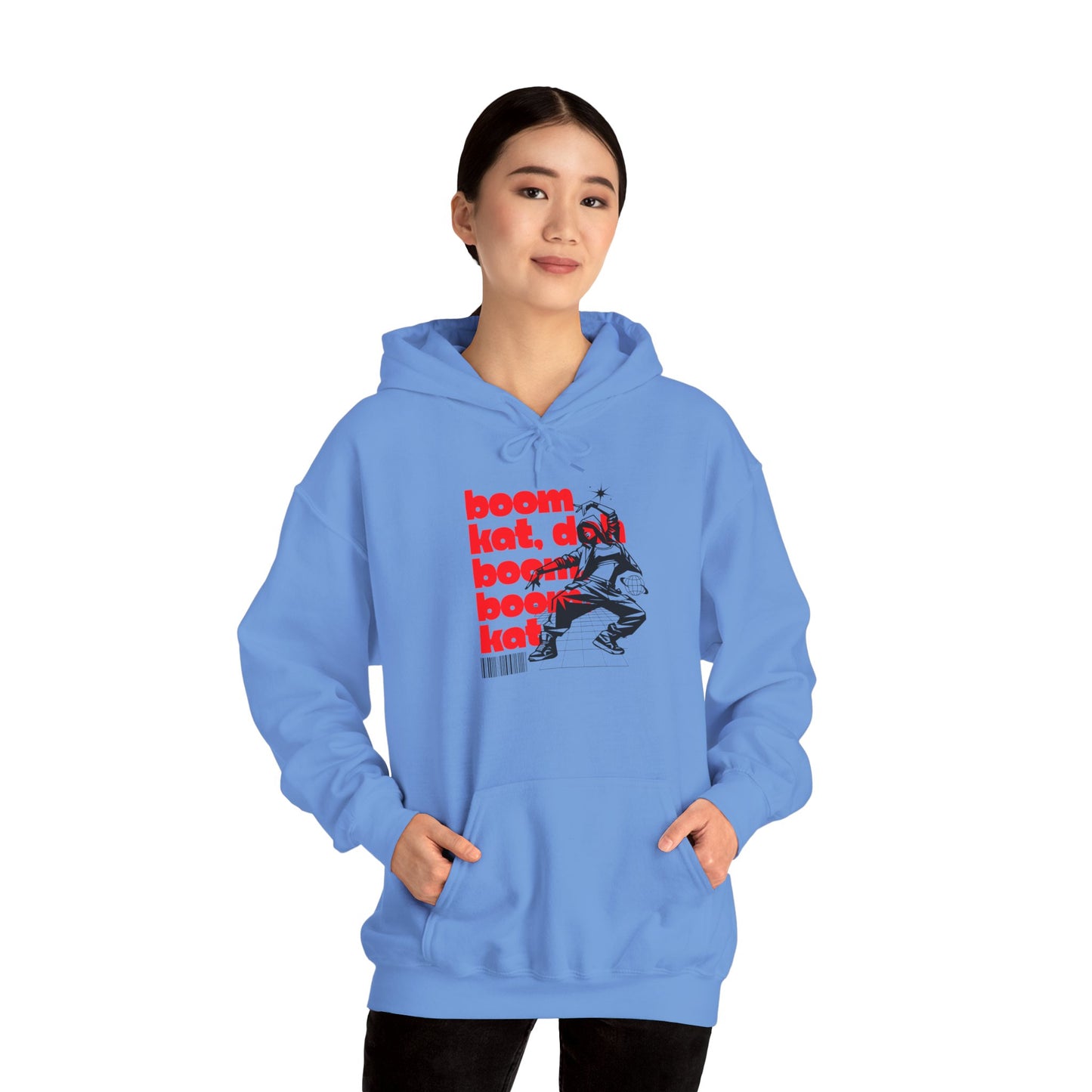 “Boom Kat” Hoodie – Unisex Hooded Sweatshirt with Bold Streetwear-Inspired Dance Graphic