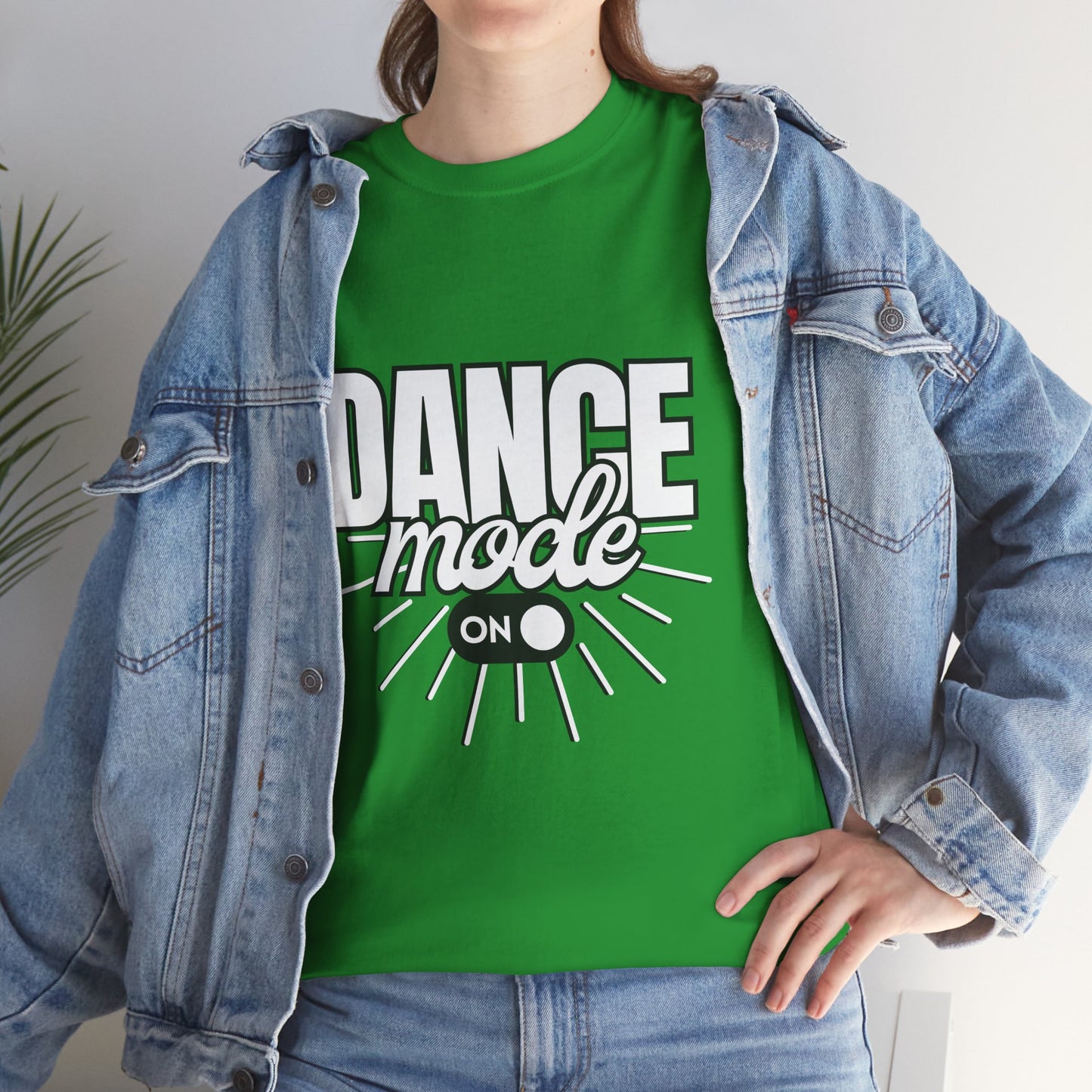 Dance Mode: On Unisex Heavy Cotton T-Shirt – Dance-Inspired Graphic Tee for Adults & Kids
